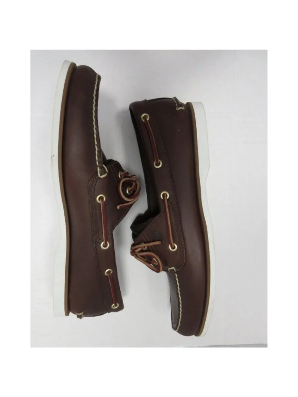 Timberland Boat Shoes 10.5 Newmarket Camp Moc Deck Loafer Leather *